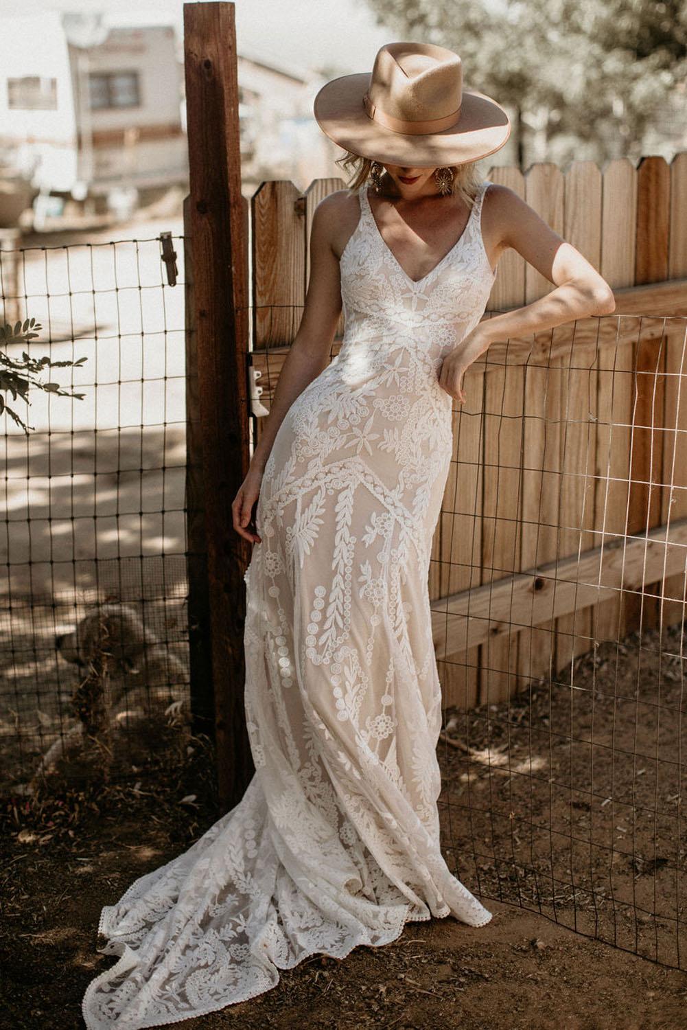 Novia Hippie Chic Vestidos De Novia Bohemios 2020 Estilo Boho Chic