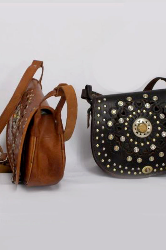 Bolso Bandolera Boho Chic Bolso Bandolera Estilo Boho En Cuero